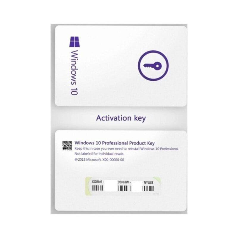 Cartão Windows 10 pro