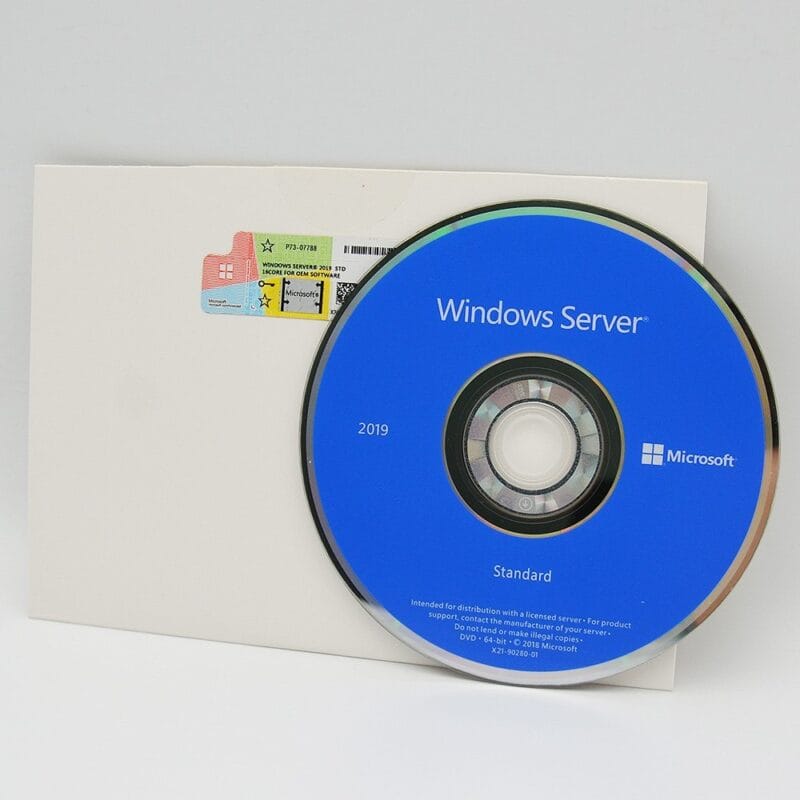 windows server 2019 standard com dvd